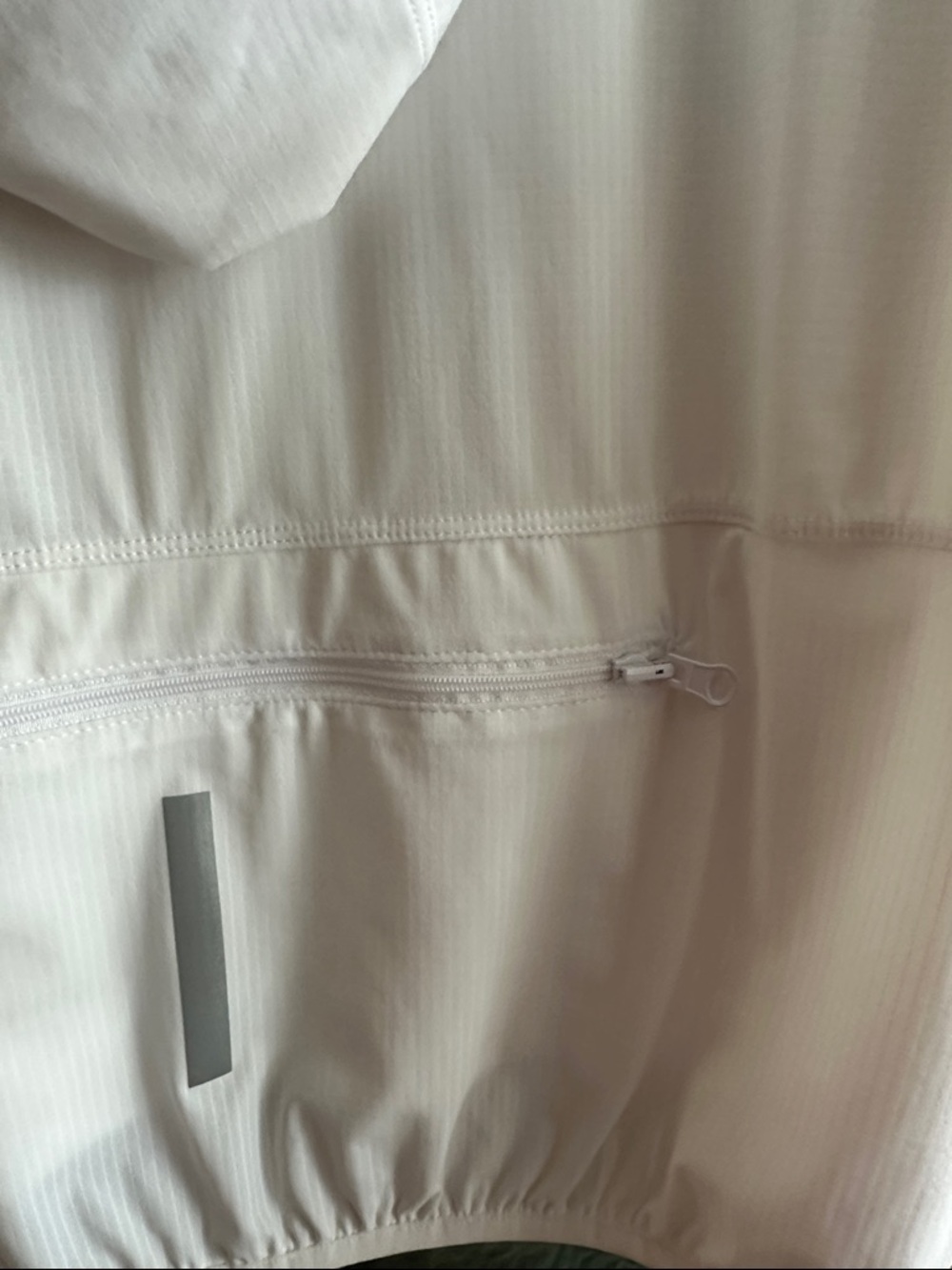 Lightweight White Hooded Windbreaker Jacket - Picture 8 of 12